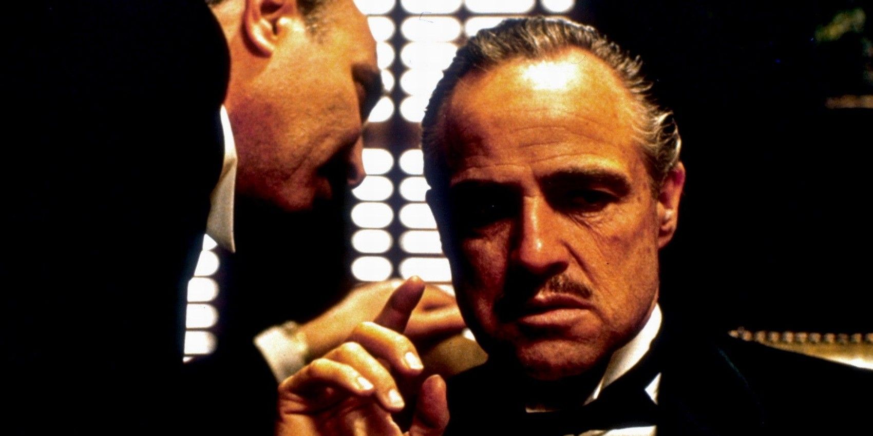 Marlon Brando dans le rôle de Vito Corleone dans Le Parrain
