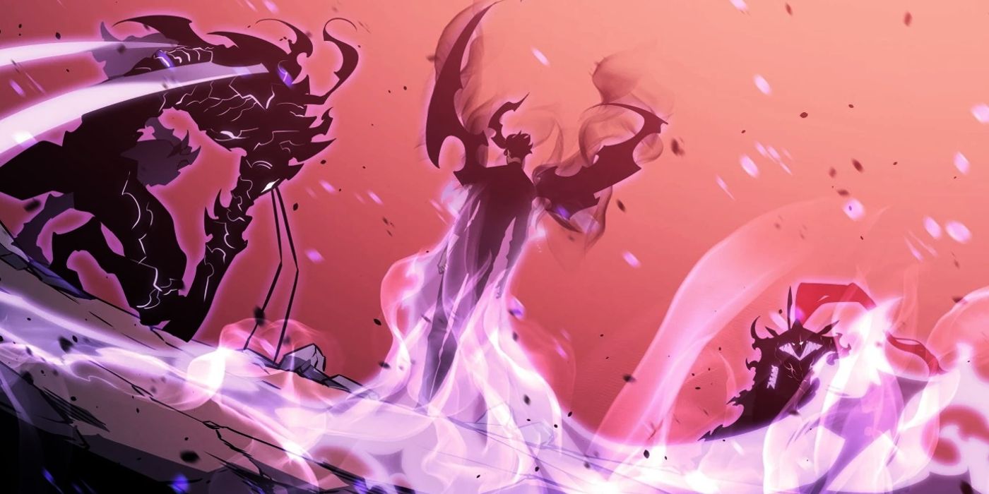 Jinwoo réveille toute la puissance du Shadow Monarch dans Solo Leveling