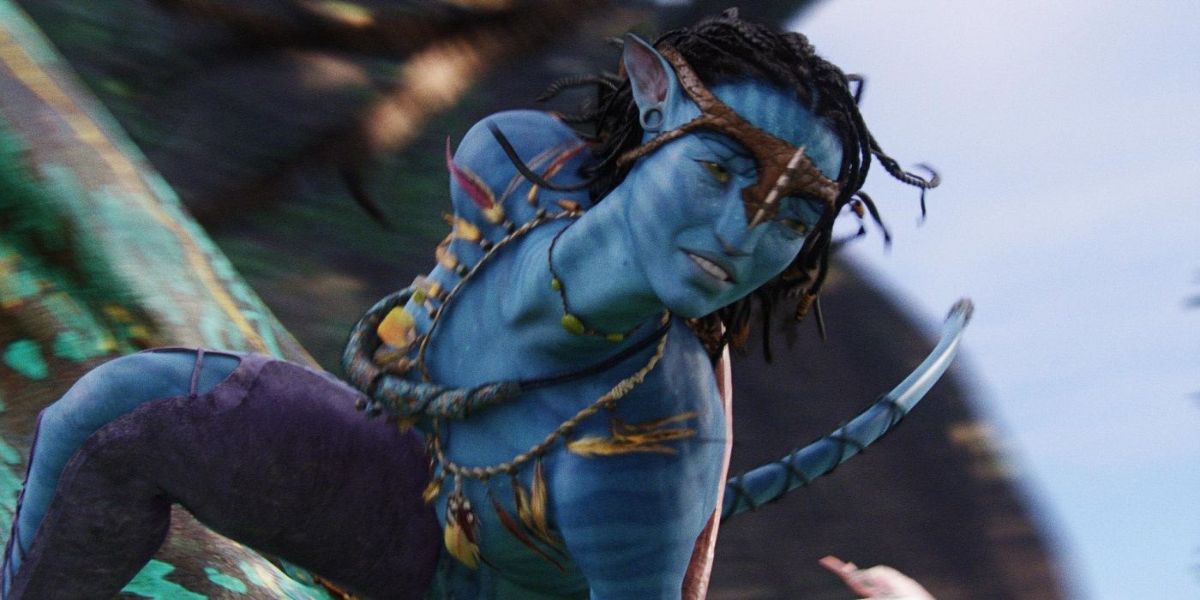 Zoe Saldana dans le rôle de Neytiri dans Avatar