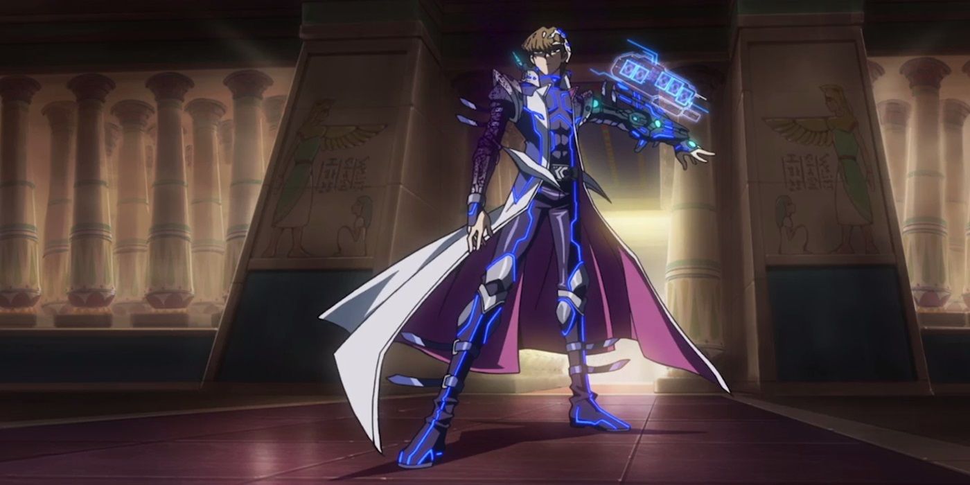 Kaiba sur le point de se battre contre Atem dans l'au-delà