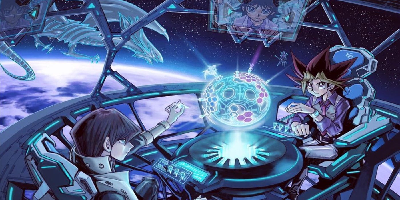 Yugi et Kaiba jouent à Spherium II