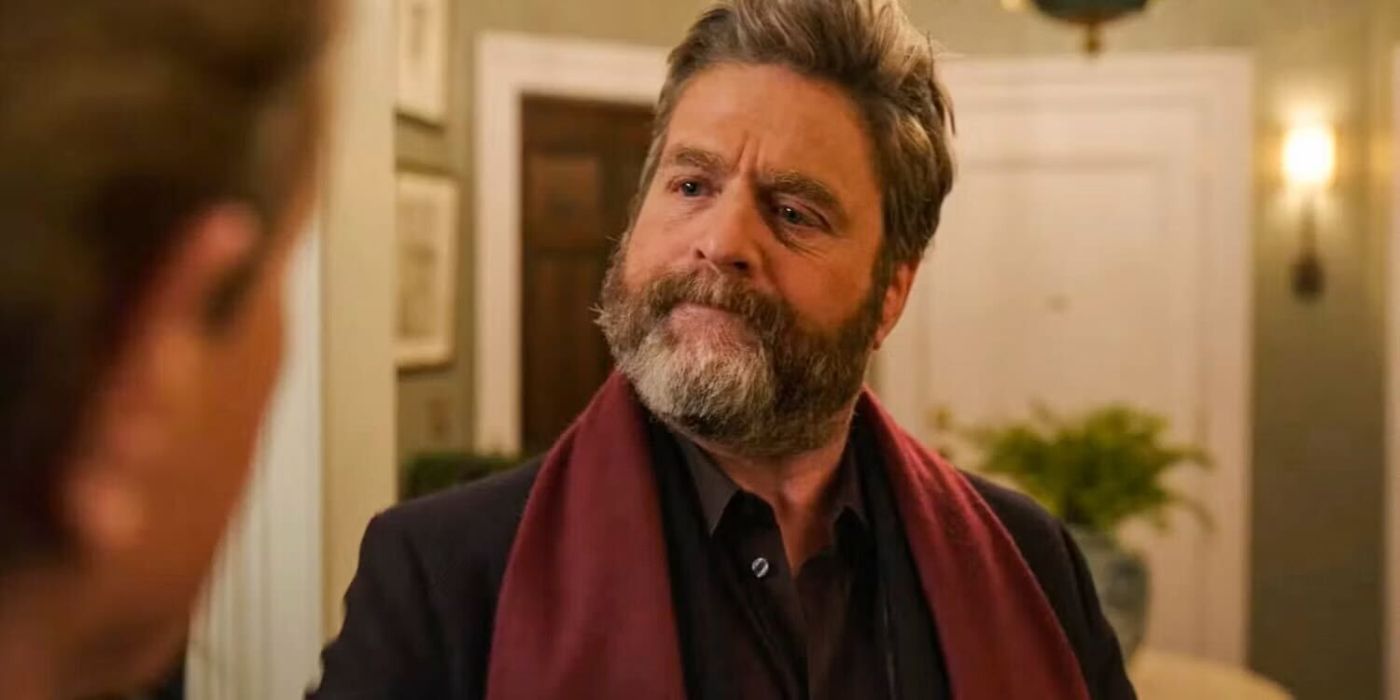 Zach Galifianakis dans Seuls les meurtres sont dans le bâtiment. 