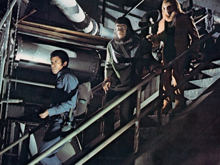 Kino. Bataille pour la planète des singes, États-Unis, 1973, alias: Schlacht um den planet der Affen, Regie: J ....